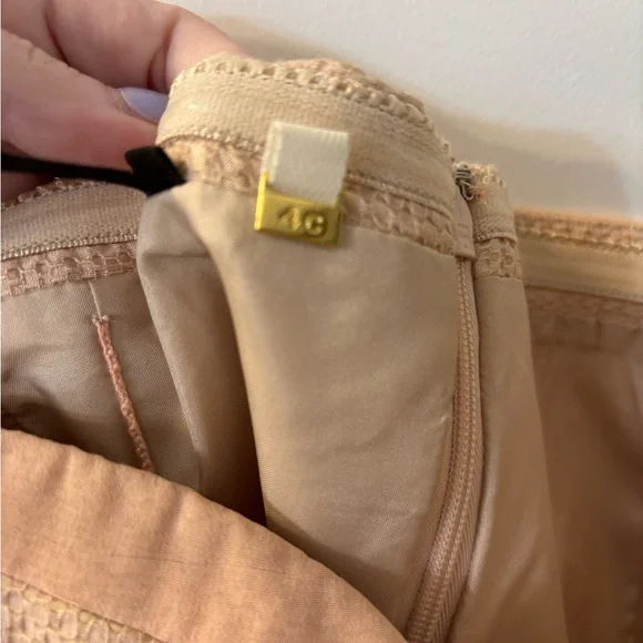 Elegant Strapless Pleated Dress - Pink - Picture 6 of 6